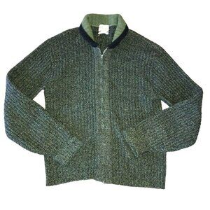 VTG MUNSINGWEAR CARDIGAN SWEATER SIZE M GREEN GRAND SLAM WOOL KURT COBAIN MENS